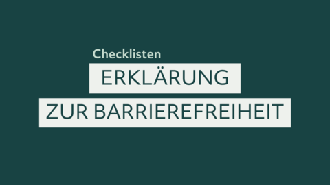 Dunkelgrüner Hintergrund mit weißen Kästen. Über und auf den Kästen der Videotitel.