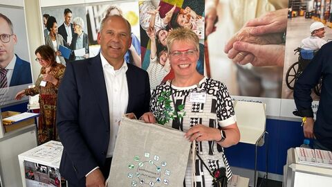 Foto von Prof. Dr. Erdmuthe Meyer zu Bexten und Prof. Dr. Roman Poseck 