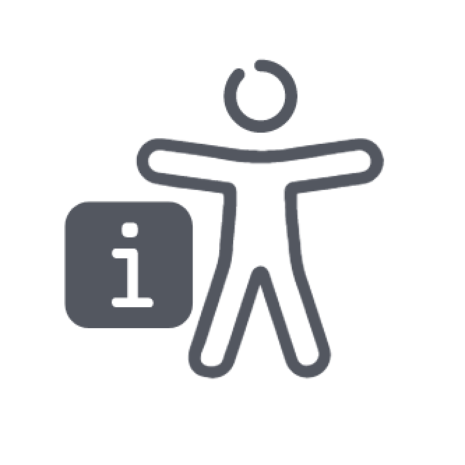 Erklärung zur Barrierefreiheit Piktogramm: Erklärung zur Barrierefreiheit